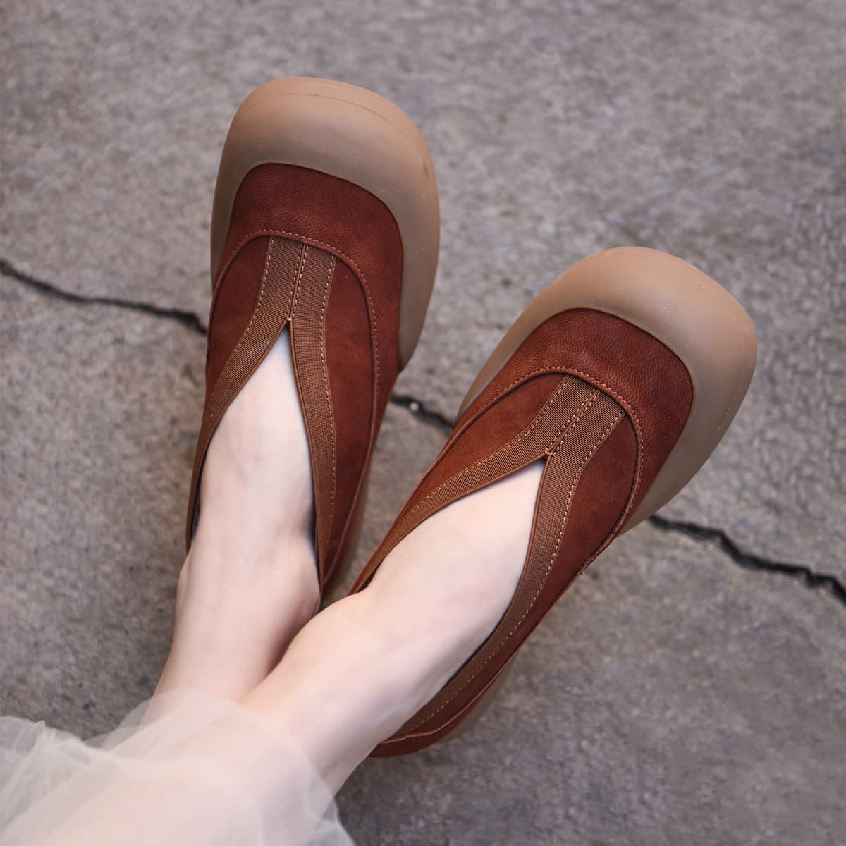 Тапочки ARTMU Original Retro Slip-On - изображение 9