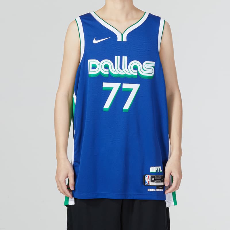 Баскетбольная майка Nike Dal Mnk Df Swgmn Jsy Ce 22 Logo 77 - изображение 3