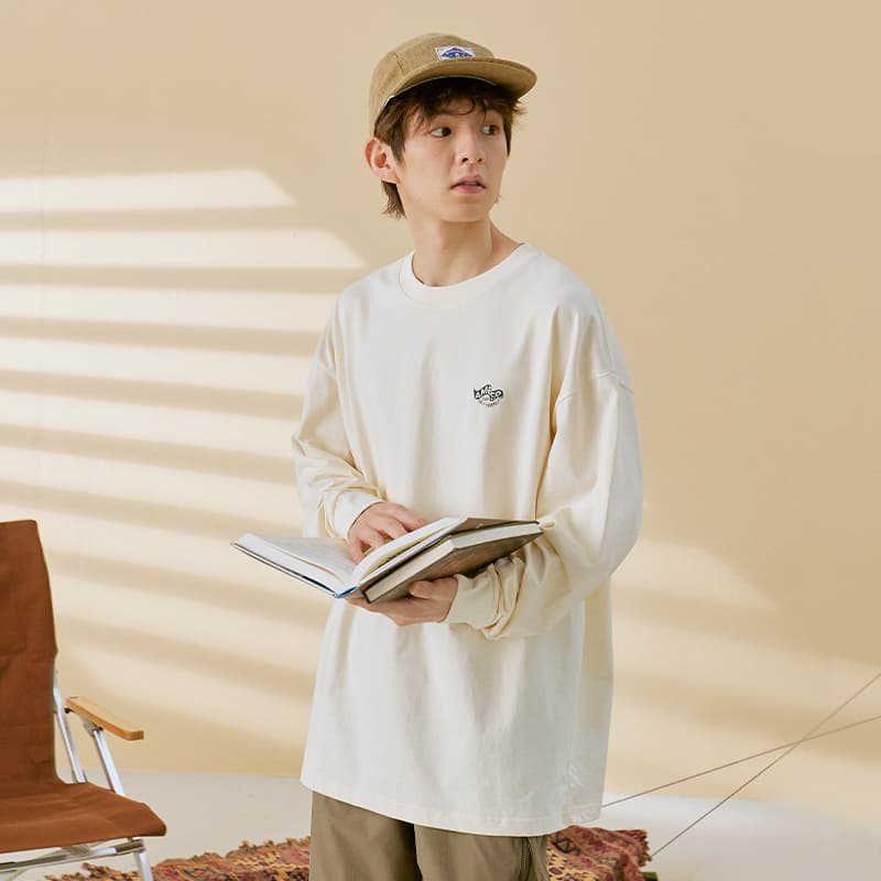 Кофта AMBER LIGHT Logo Print Long Sleeve Tee - изображение 7