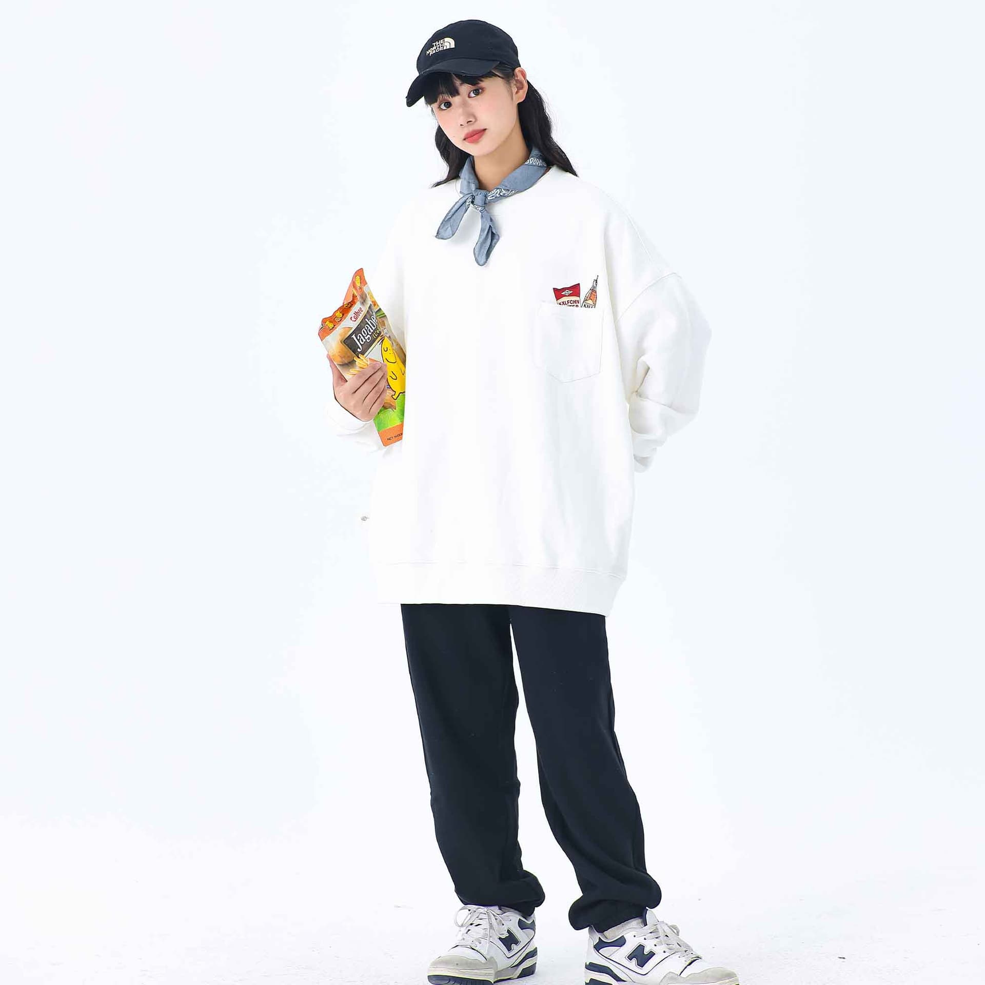 Кофта KXLFCHN Cartoon Print Pullover Sweatshirt - изображение 4