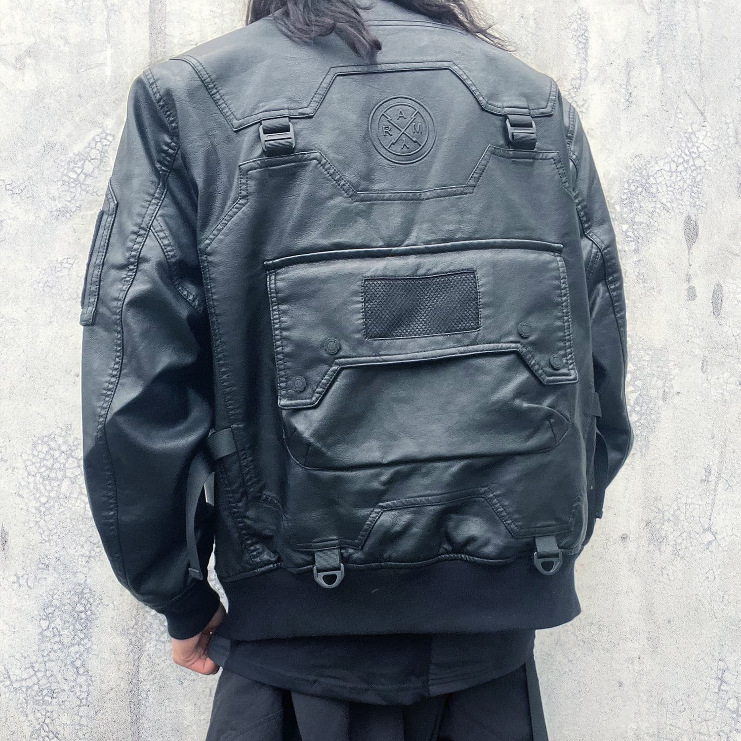 Кожаная куртки VIP Cyberpunk Pilot Jacket - изображение 10