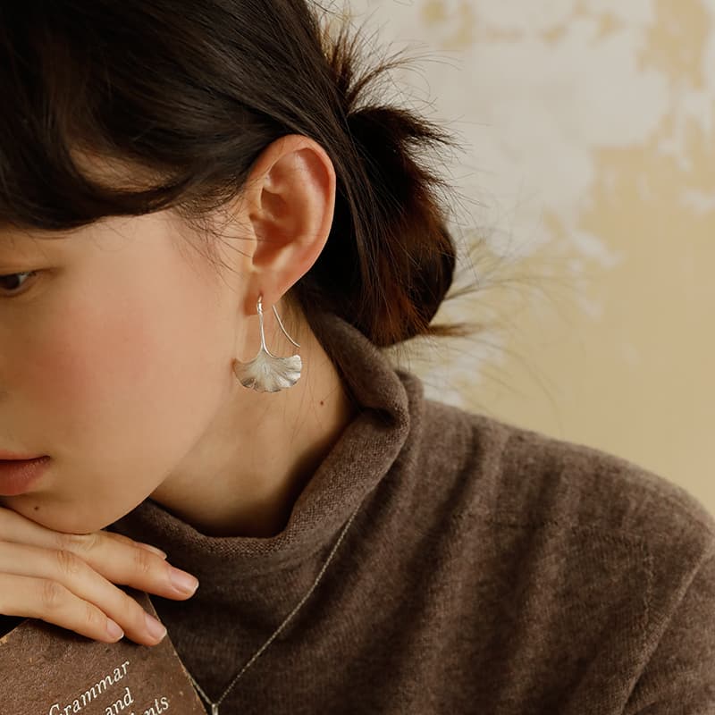 Серьги FOREST LETTER 925 - изображение 4