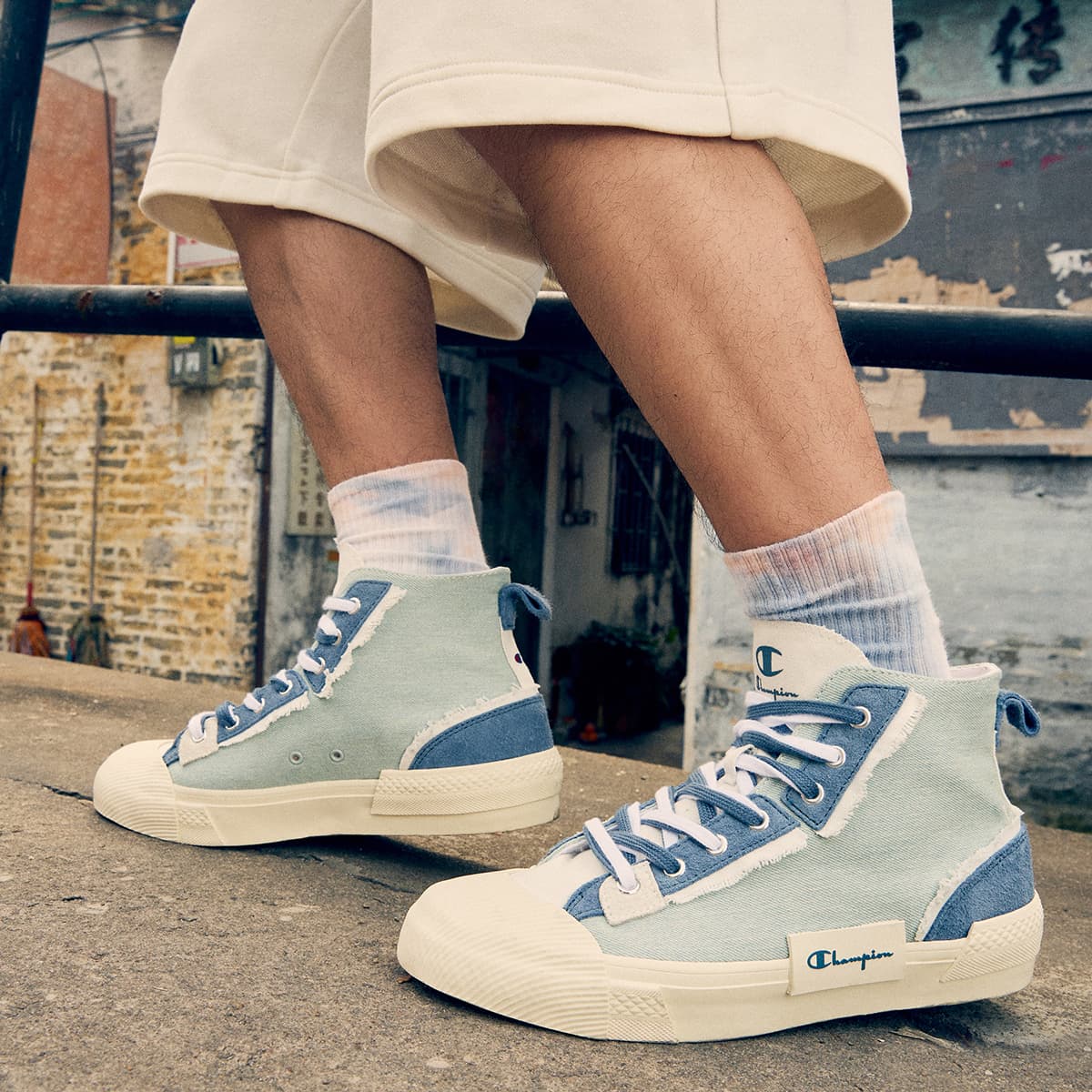 Кеды Champion Campus Active High Denim Blue - изображение 6