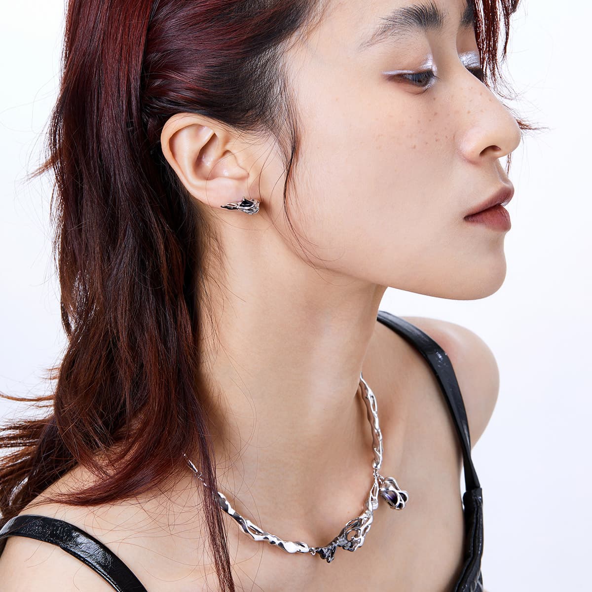 Серьги KOREET Venom Series Earrings Silver - изображение 2