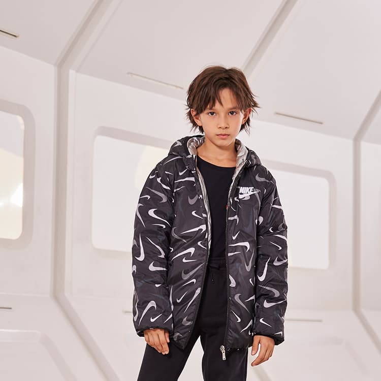Nike Kids Reversible Puffer Jacket Black - изображение 5