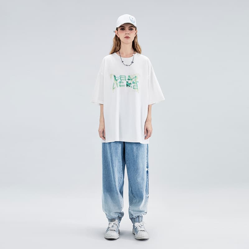 Штаны LAMLICKA Denim Joggers Blue - изображение 6