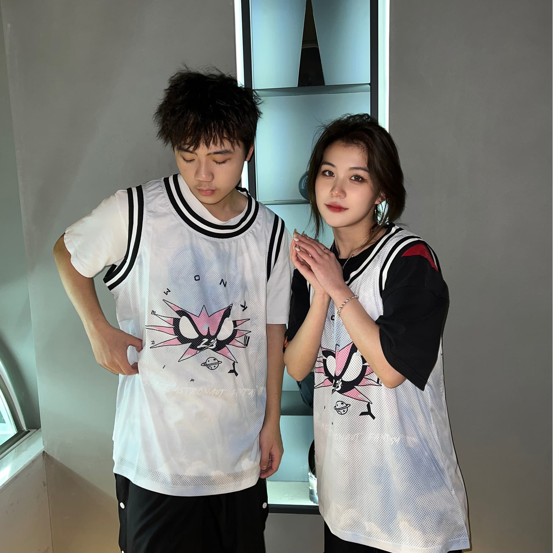 Баскетбольная майка FireMonkey White Cloud Basketball Vest - изображение 5