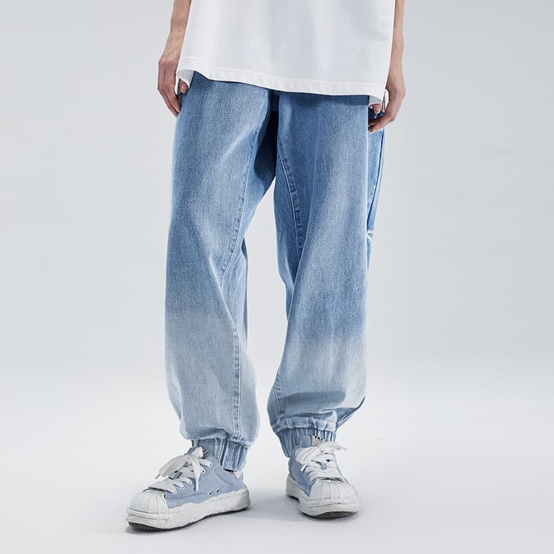 Штаны LAMLICKA Denim Joggers Blue - изображение 3