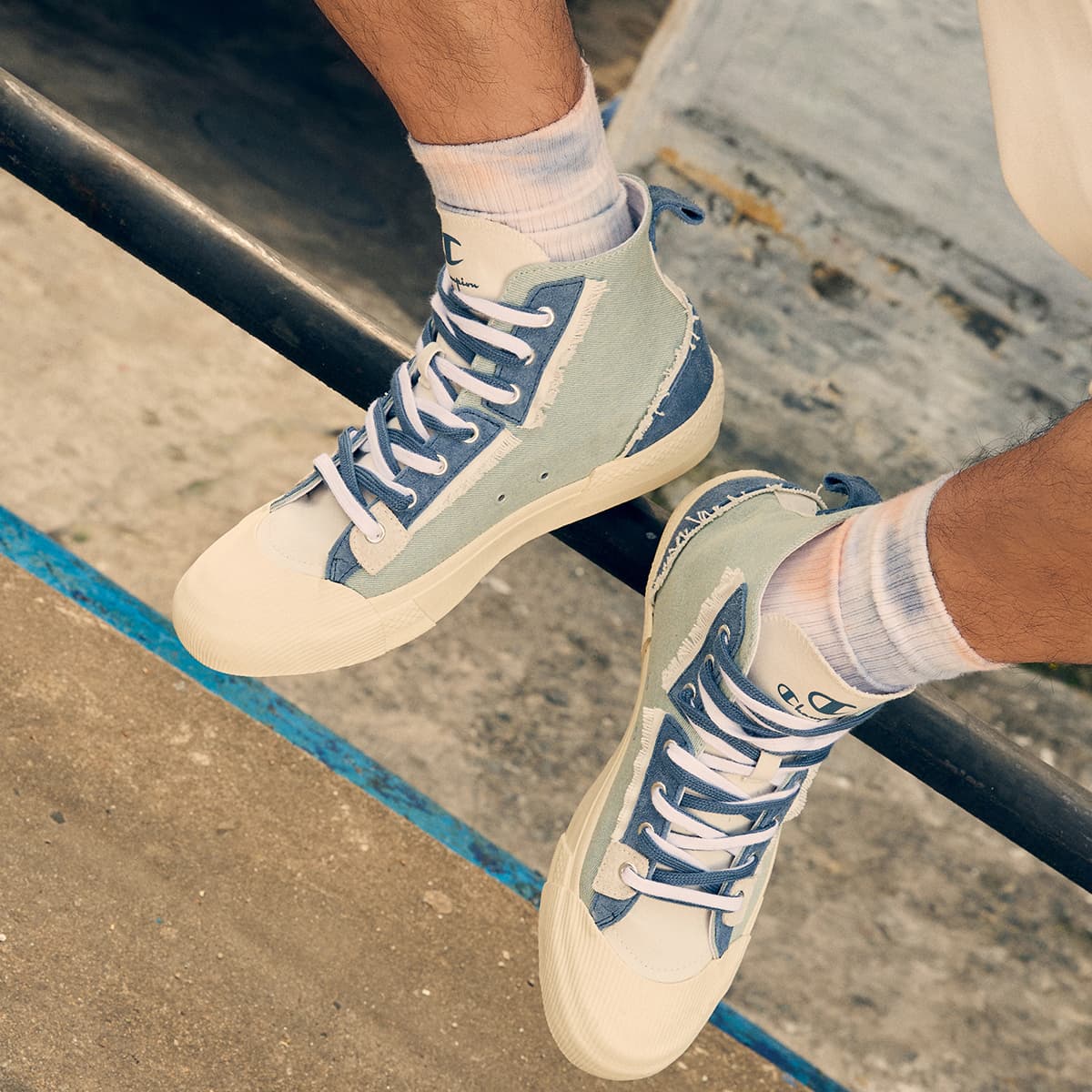 Кеды Champion Campus Active High Denim Blue - изображение 7