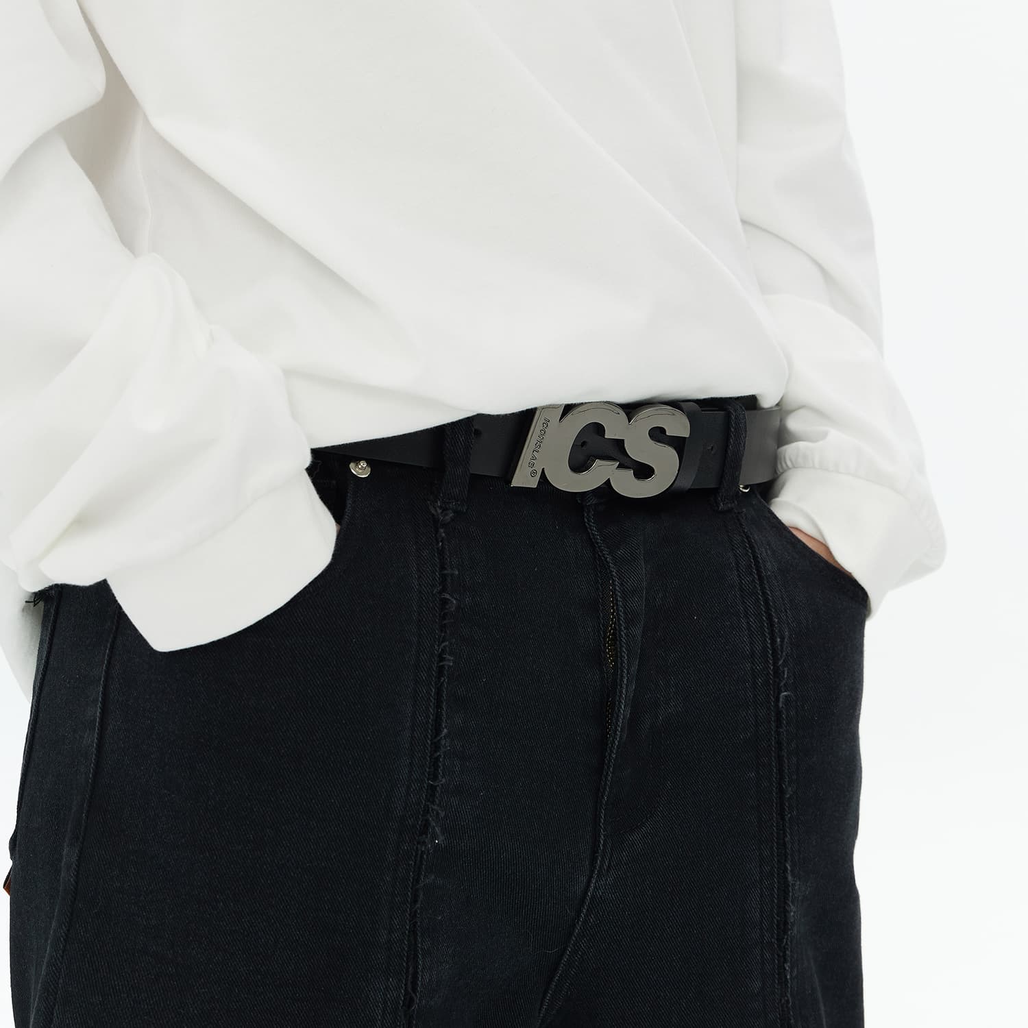 Ремень ICONS Lab Minimal Letter Belt - изображение 6