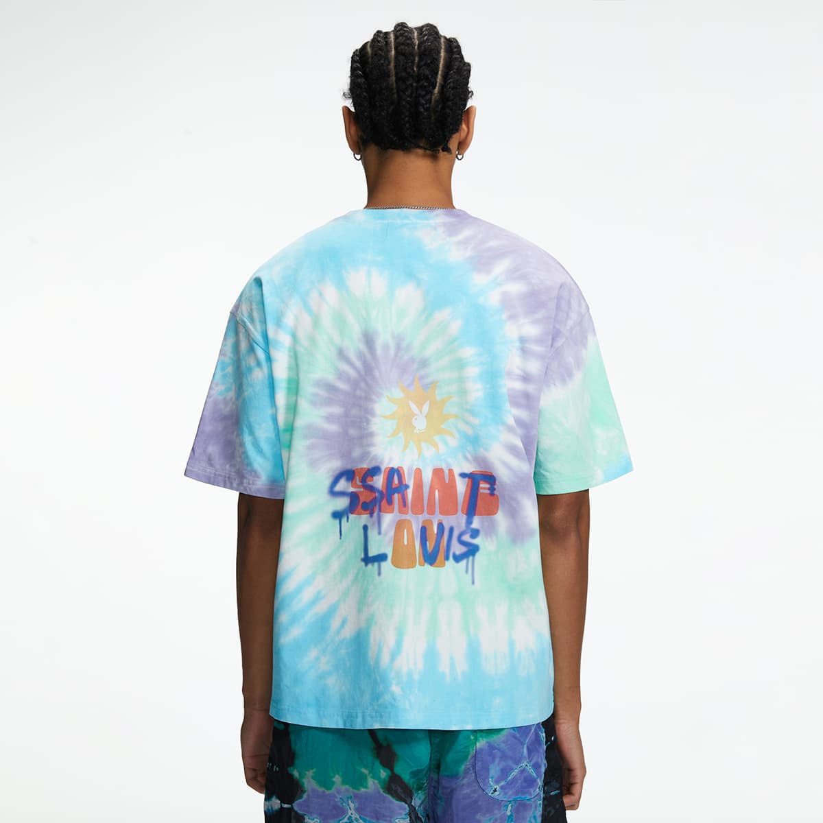 Футболка SSSAINT LOUIS x Playboy Tie-Dye T-Shirt - изображение 5