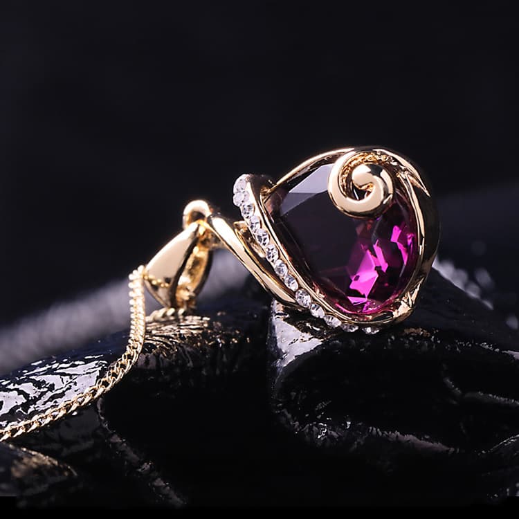Ожерелье IDee Amethyst Pendant Necklace - изображение 3