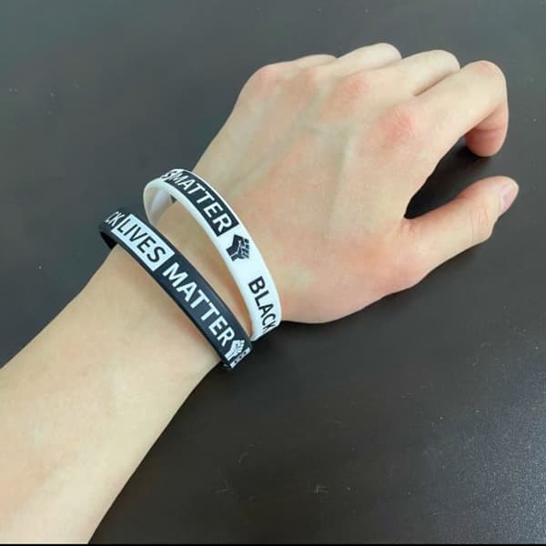 Браслет US8ACC Black Lives Matter Wristband Set - изображение 4