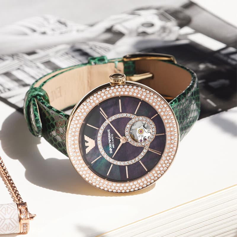 Механические часы EMPORIO ARMANI 30mm AR60069 - изображение 8