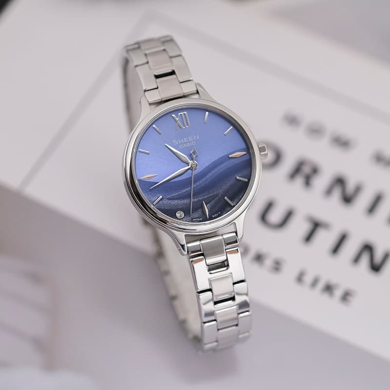 Часы CASIO SHEEN SEA WAVE SHE-4550D-2BUPR - изображение 6