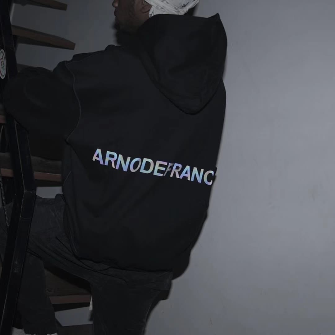 Худи ARNODEFRANCE Hoodie Black - изображение 3