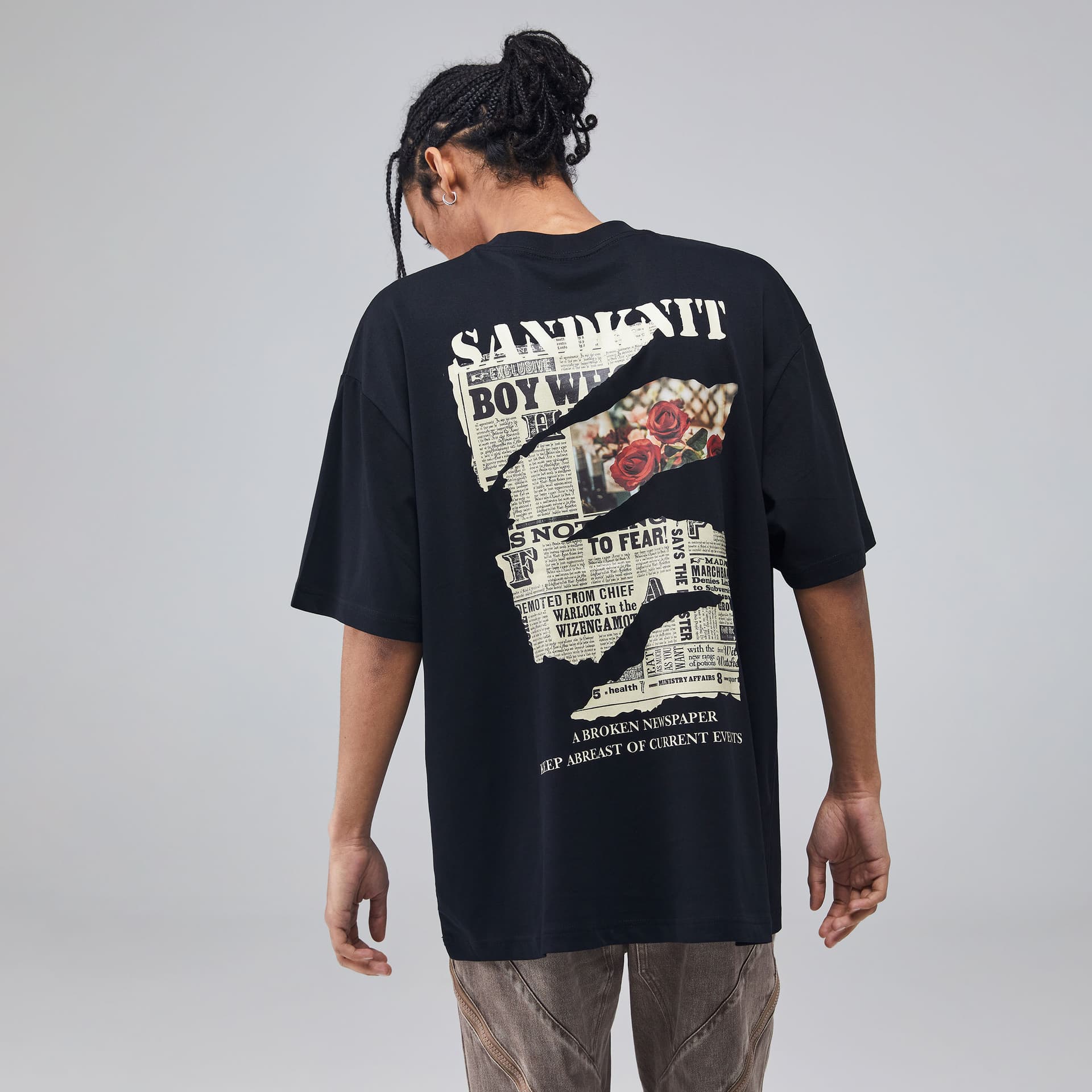 Футболка SandKnit Retro Rose Series T-Shirt - изображение 6
