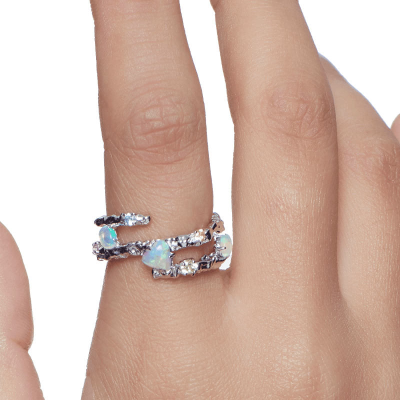 Кольцо YVMIN Candy Texture 925 Silver Ring - изображение 4