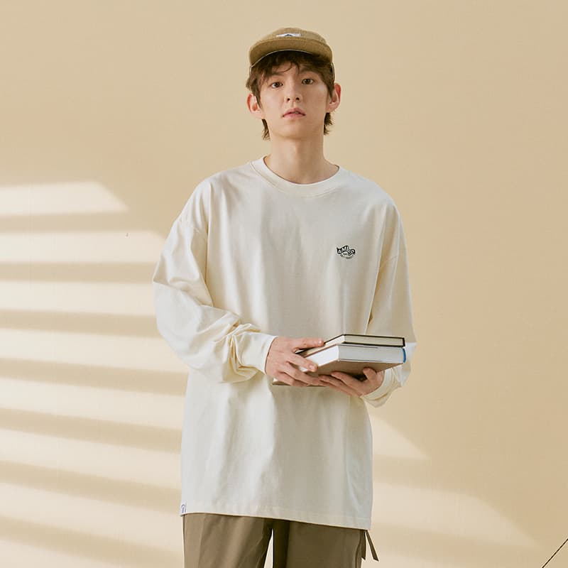 Кофта AMBER LIGHT Logo Print Long Sleeve Tee - изображение 3