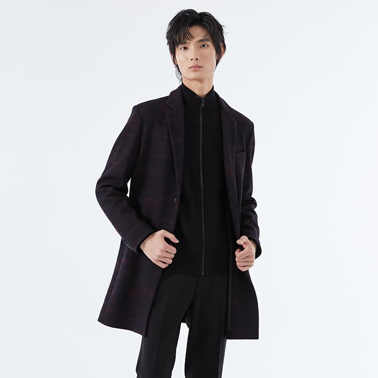 Пальто LIU·JO UOMO Blended Mid-Length Coat - изображение 4