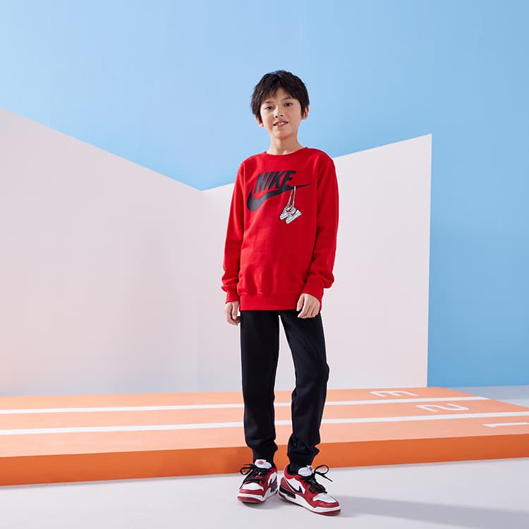 Nike Kids Logo Tracksuit Red - изображение 5