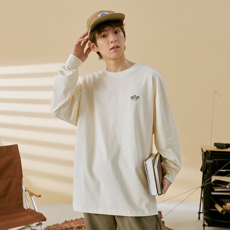 Кофта AMBER LIGHT Logo Print Long Sleeve Tee - изображение 5