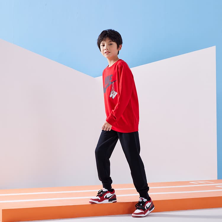 Nike Kids Logo Tracksuit Red - изображение 4