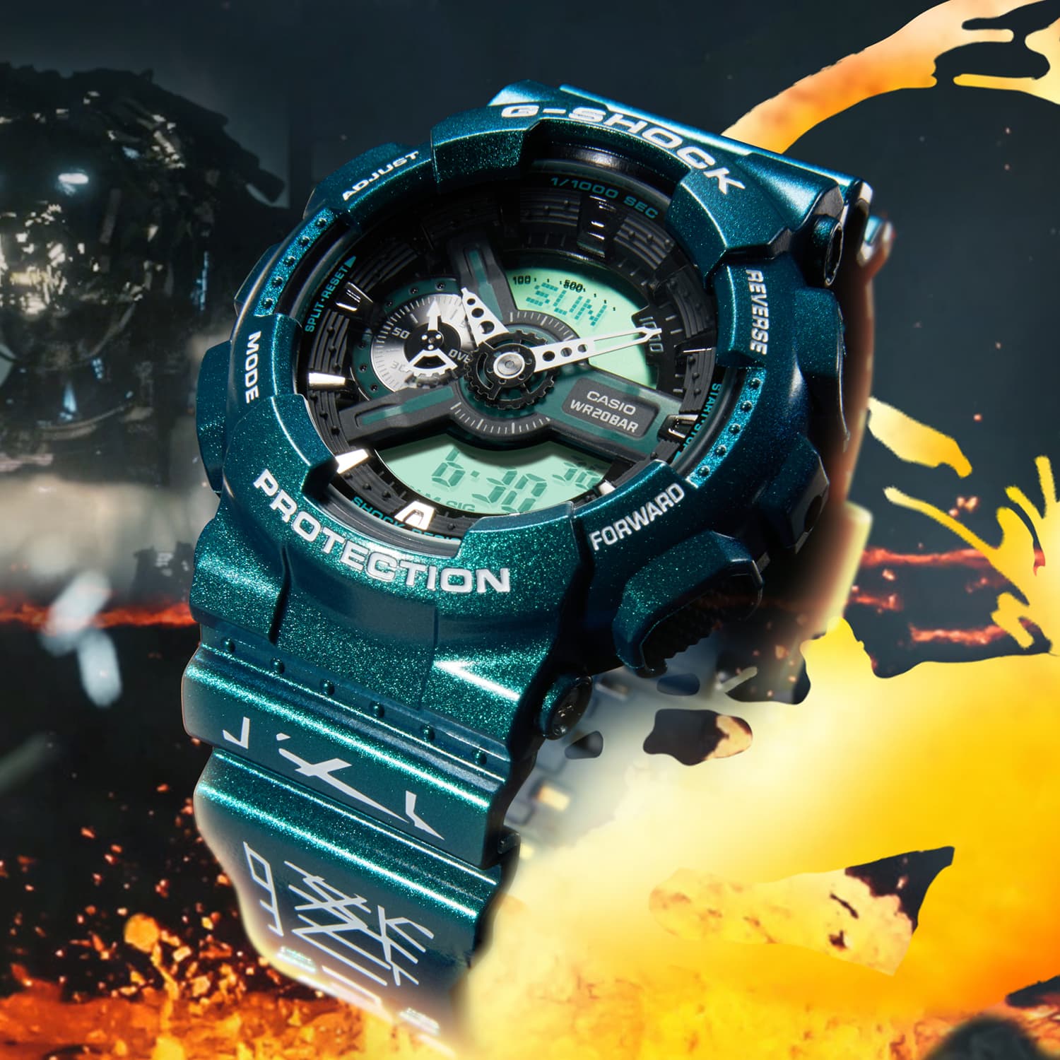 Часы Casio G-Shock GA-110KAl22-3PFS - изображение 5