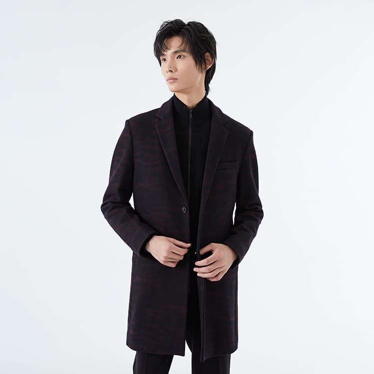 Пальто LIU·JO UOMO Blended Mid-Length Coat - изображение 5