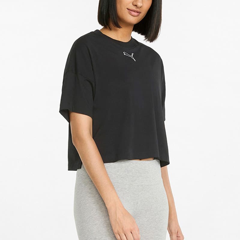 Футболка Puma Her Cropped Tee T - изображение 3