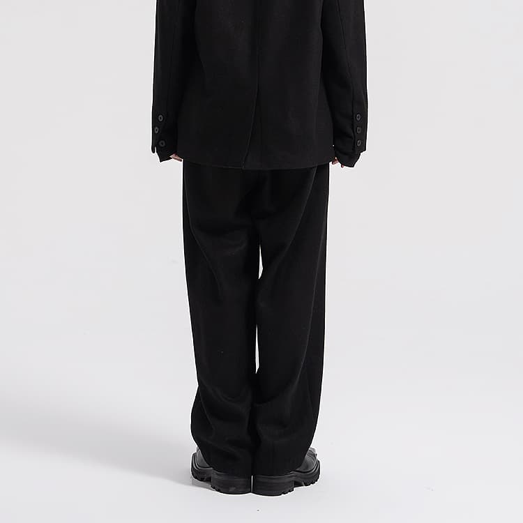 Штаны Huanzhe High Waist Black Trousers - изображение 6