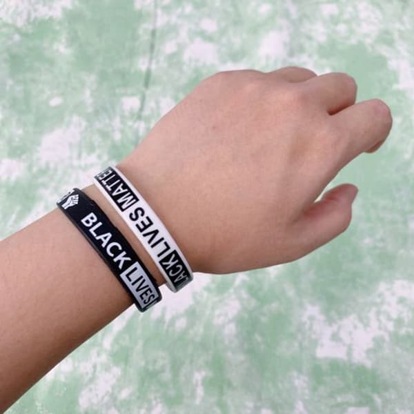 Браслет US8ACC Black Lives Matter Wristband Set - изображение 3