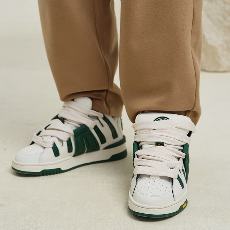 Кроссовки Palladium Skate Thin White Green - изображение 6