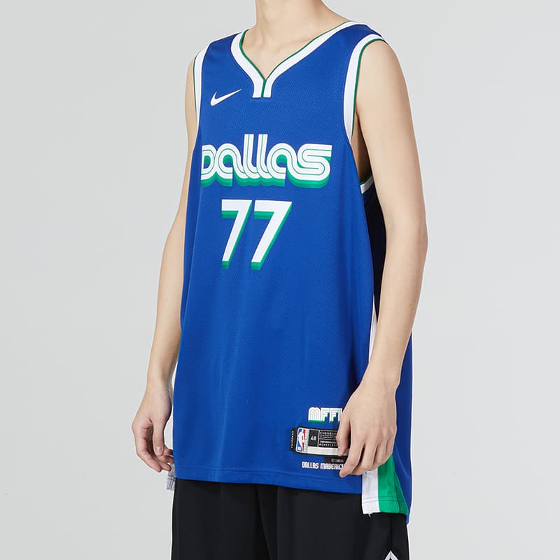Баскетбольная майка Nike Dal Mnk Df Swgmn Jsy Ce 22 Logo 77 - изображение 5
