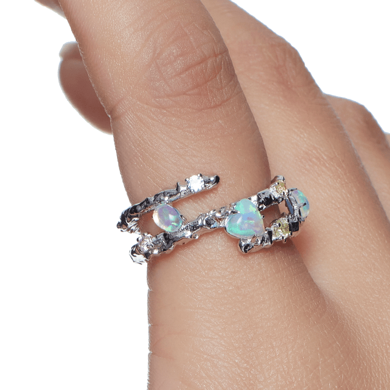 Кольцо YVMIN Candy Texture 925 Silver Ring - изображение 3