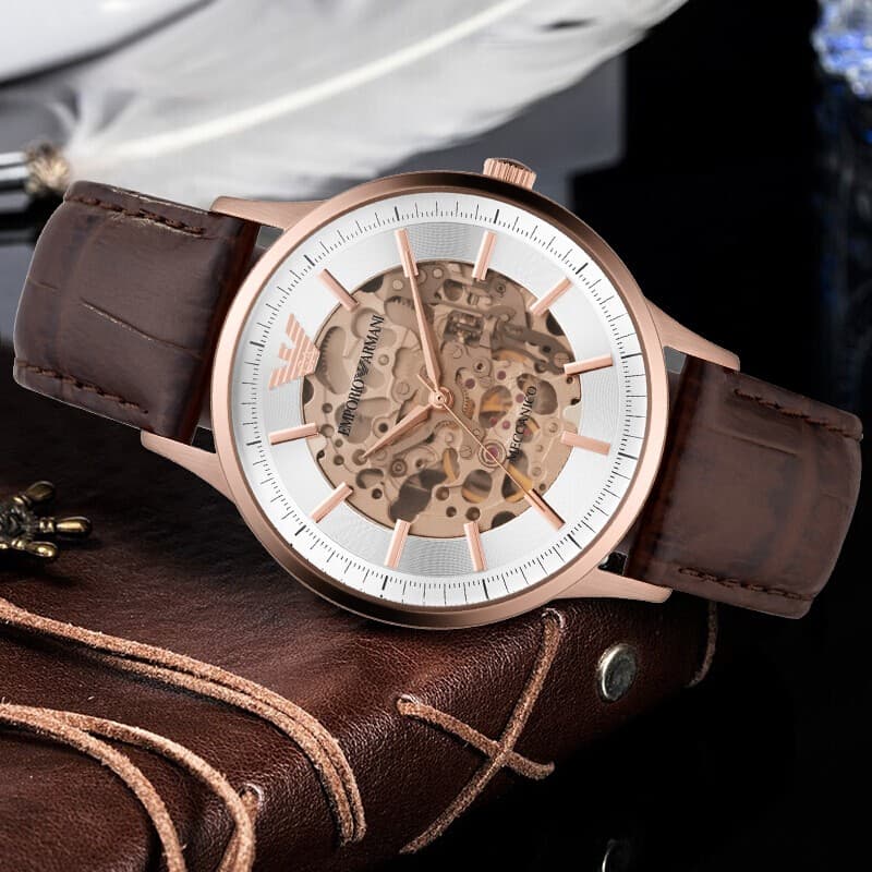 Механические часы EMPORIO ARMANI 41mm AR60039 - изображение 7