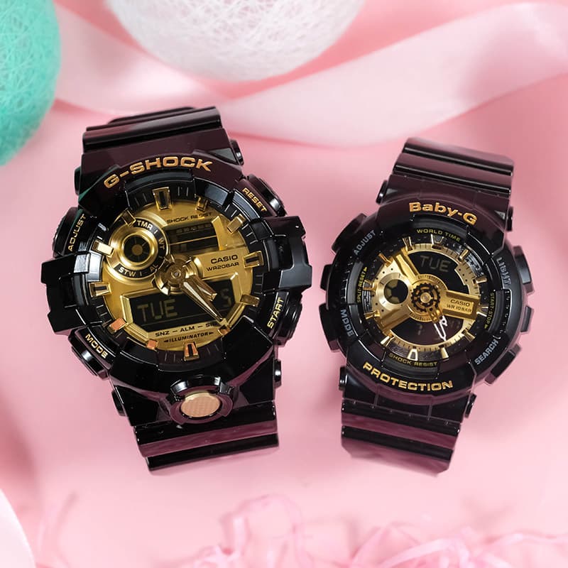 Часы CASIO G-SHOCK GA-710GB-1APR + BABY-G BA-110-1APR - изображение 8