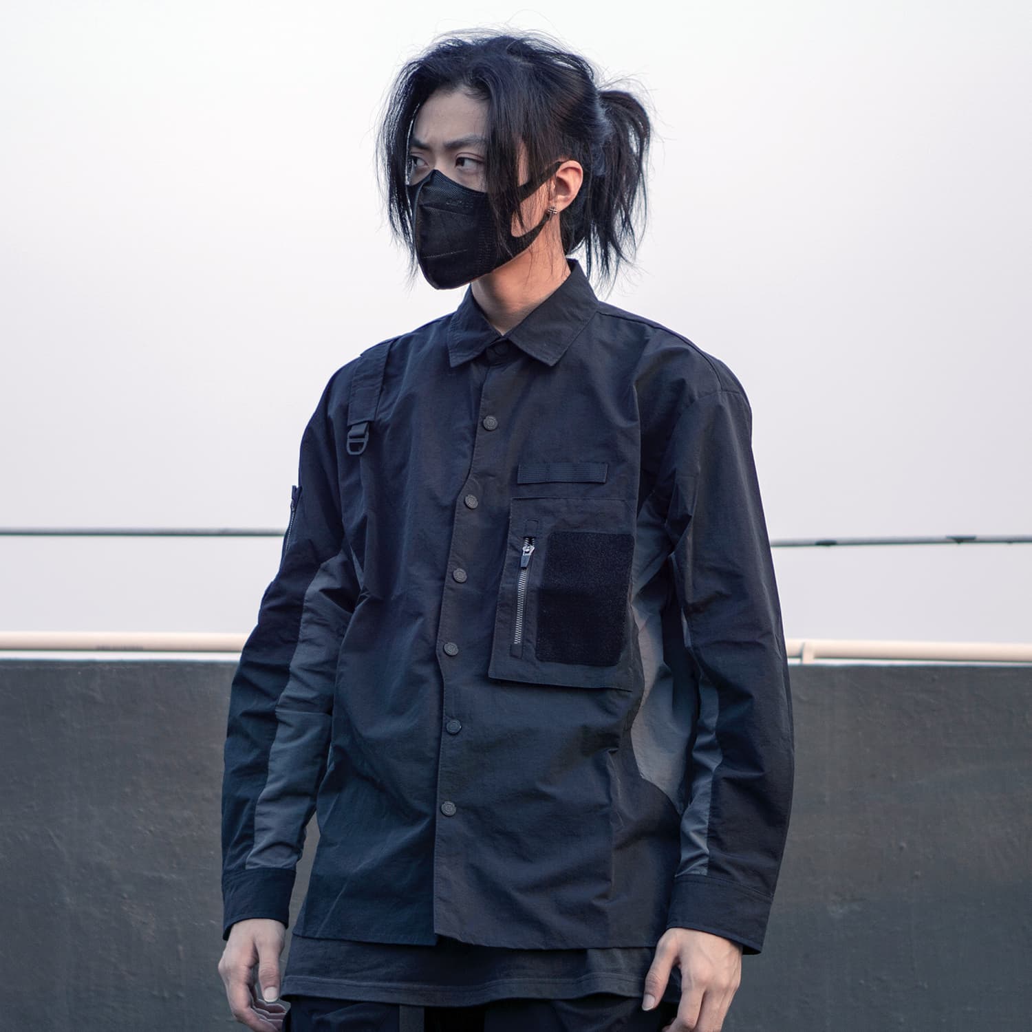 Рубашка VIP Utility Shirt Black - изображение 7