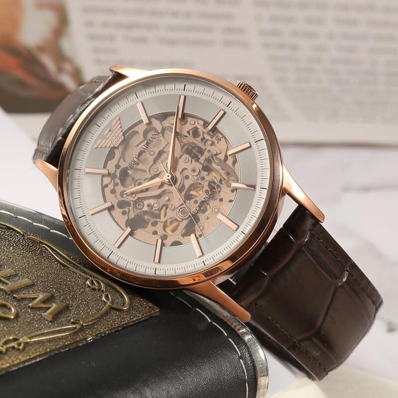 Механические часы EMPORIO ARMANI 41mm AR60039 - изображение 9