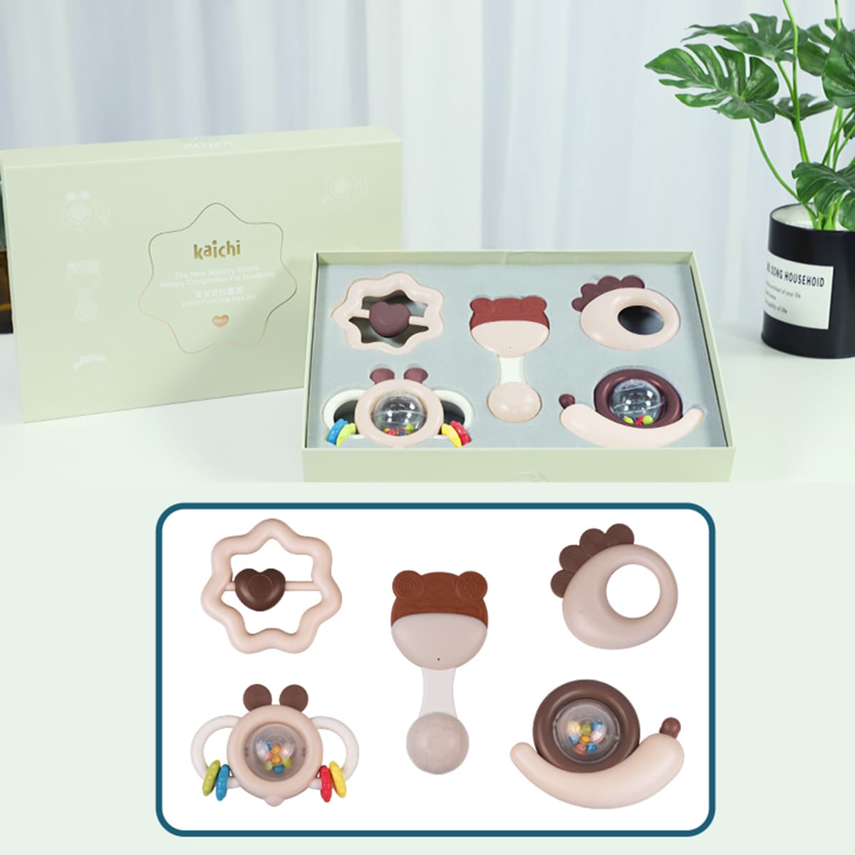KAICHI Baby Rattle Gift Set - изображение 2