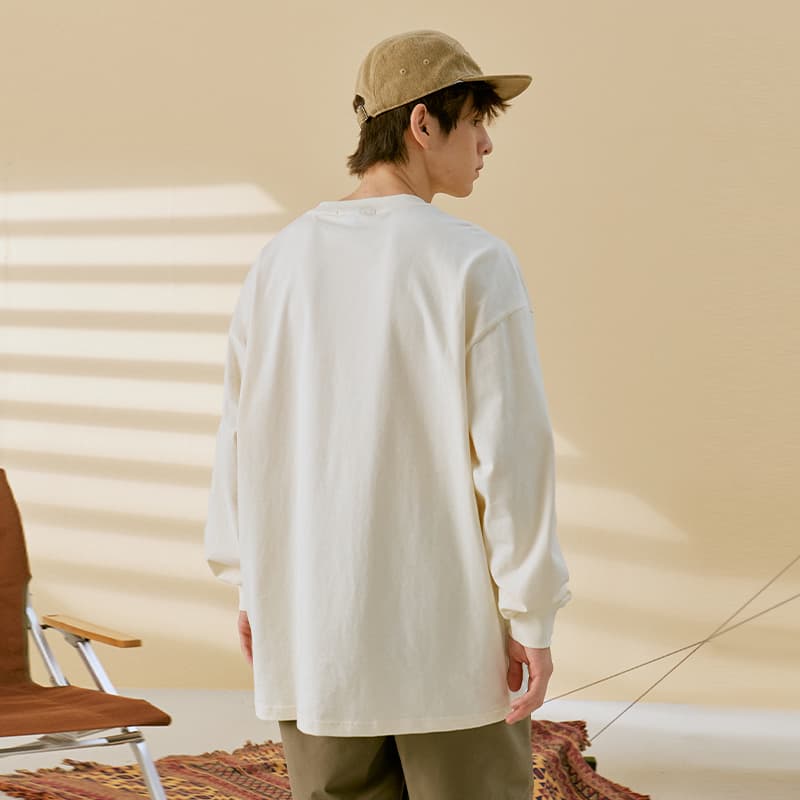 Кофта AMBER LIGHT Logo Print Long Sleeve Tee - изображение 4