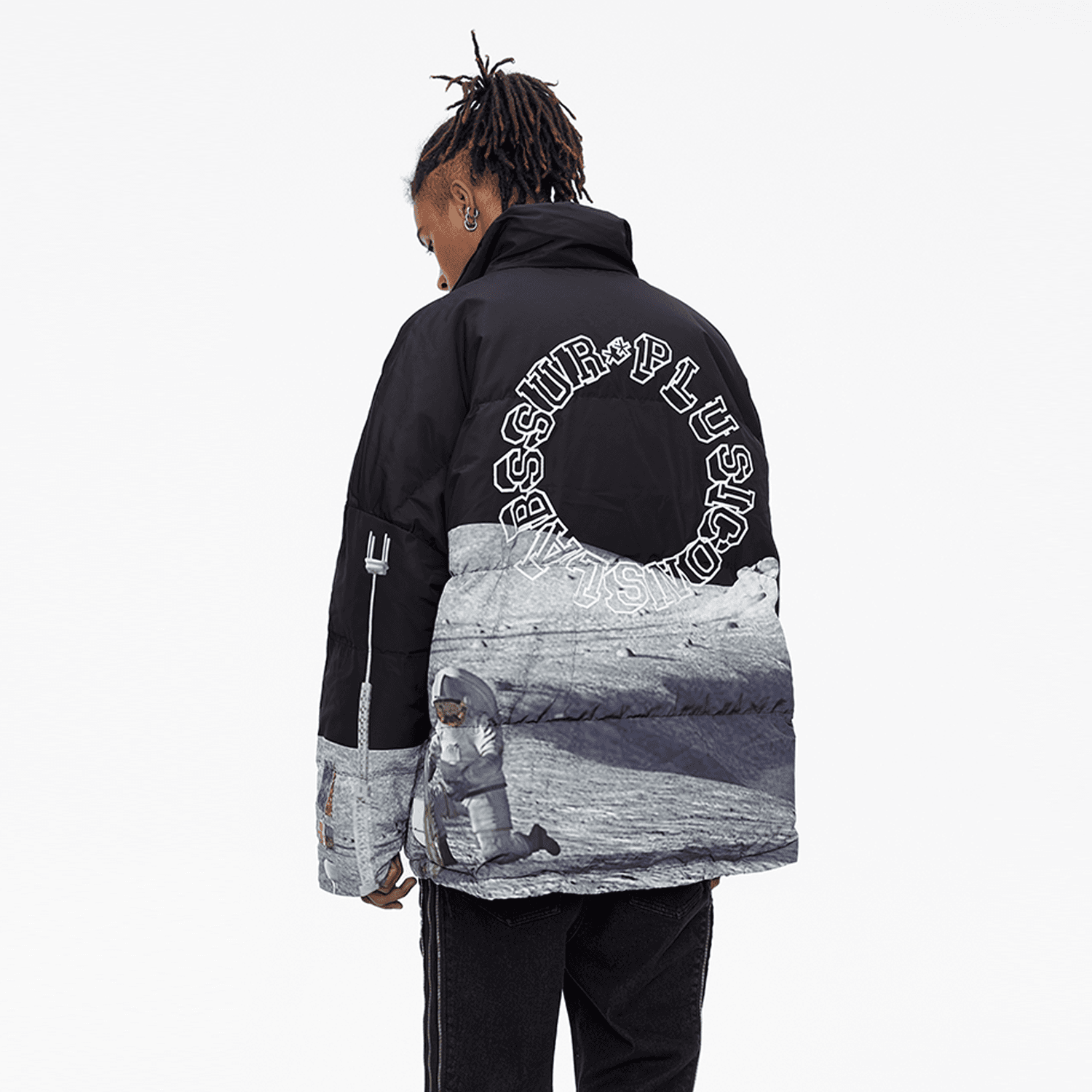 Зимняя куртка ICONS Lab Cyberpunk Astronaut Down Jacket Black - изображение 5