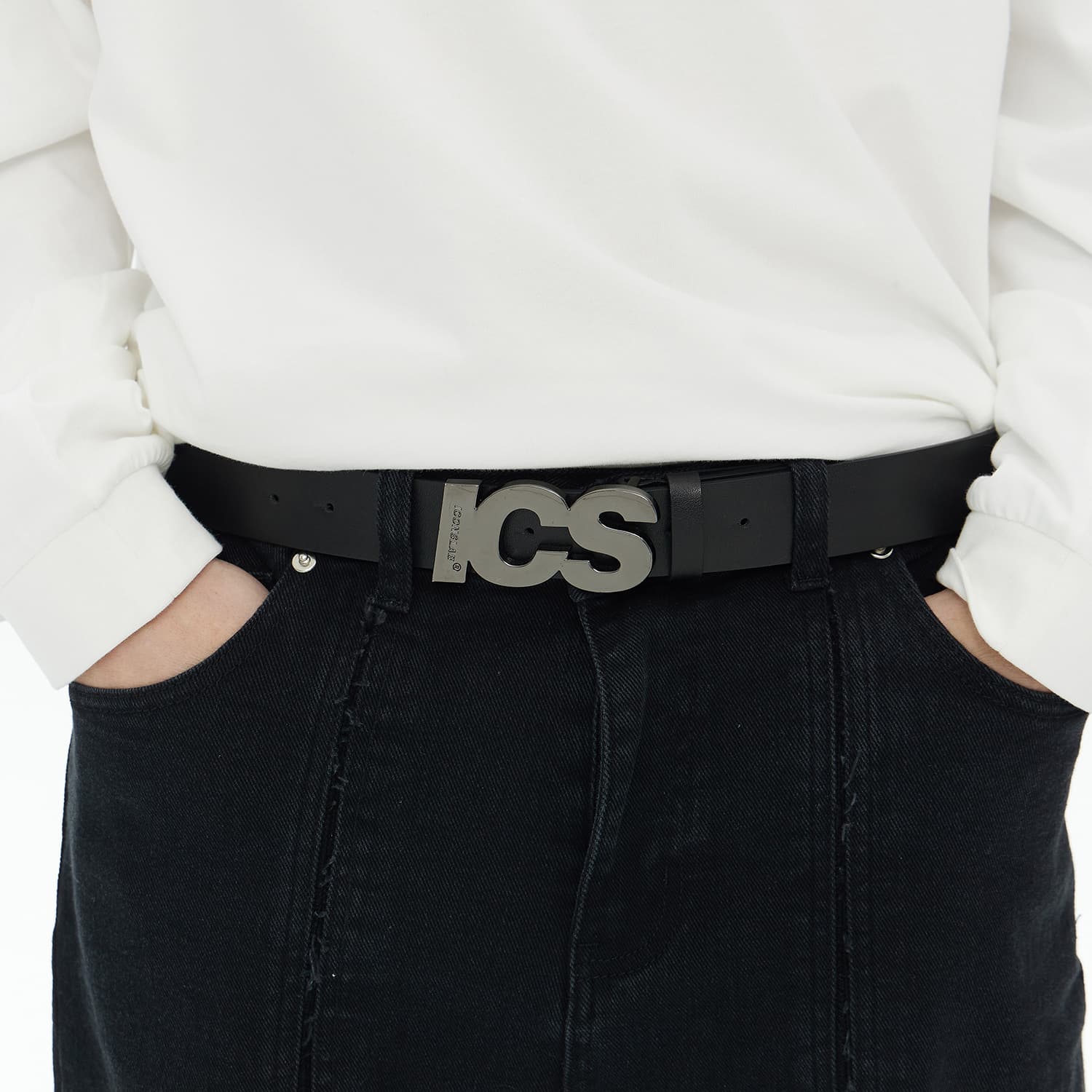 Ремень ICONS Lab Minimal Letter Belt - изображение 5