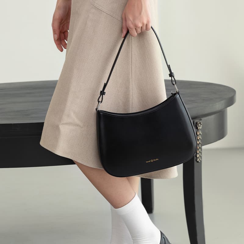 Мини-сумка VENOF Brown Leather Shoulder Bag - изображение 4