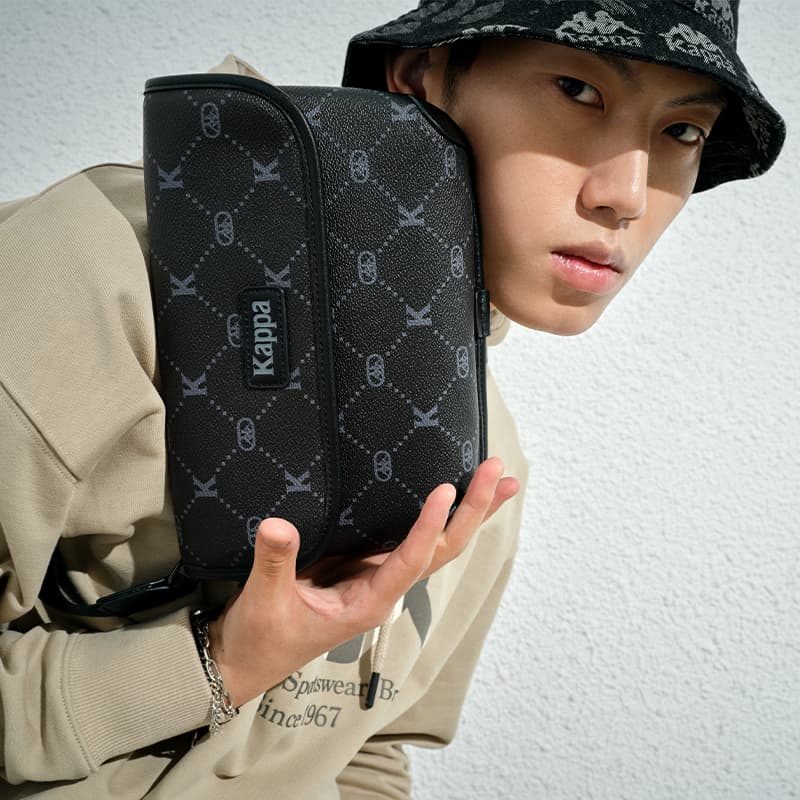 Мини-сумка Kappa Crossbody Bag Black - изображение 4