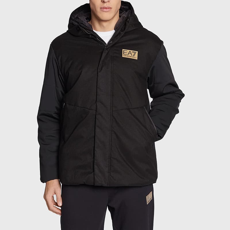 Зимняя куртка пуховик EMPORIO ARMANI EA7 Logo - изображение 3