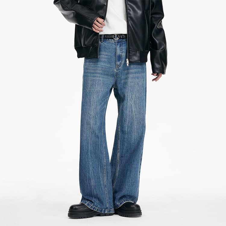 Штаны DIMC Straight Leg Jeans Blue - изображение 4