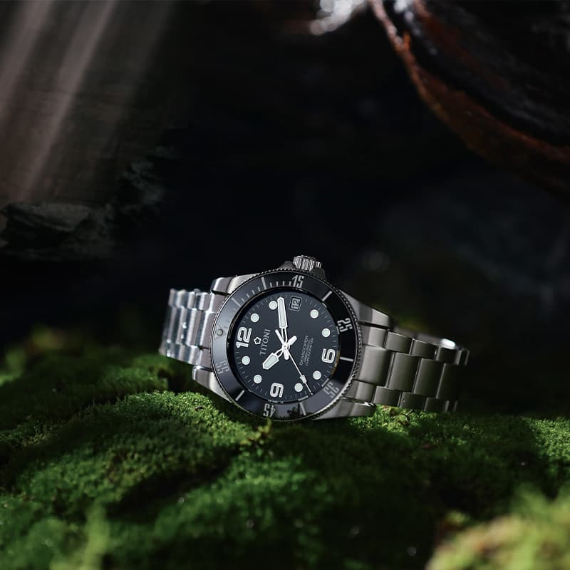 Часы TITONI 600 42mm 83600-S-BK-256 - изображение 8