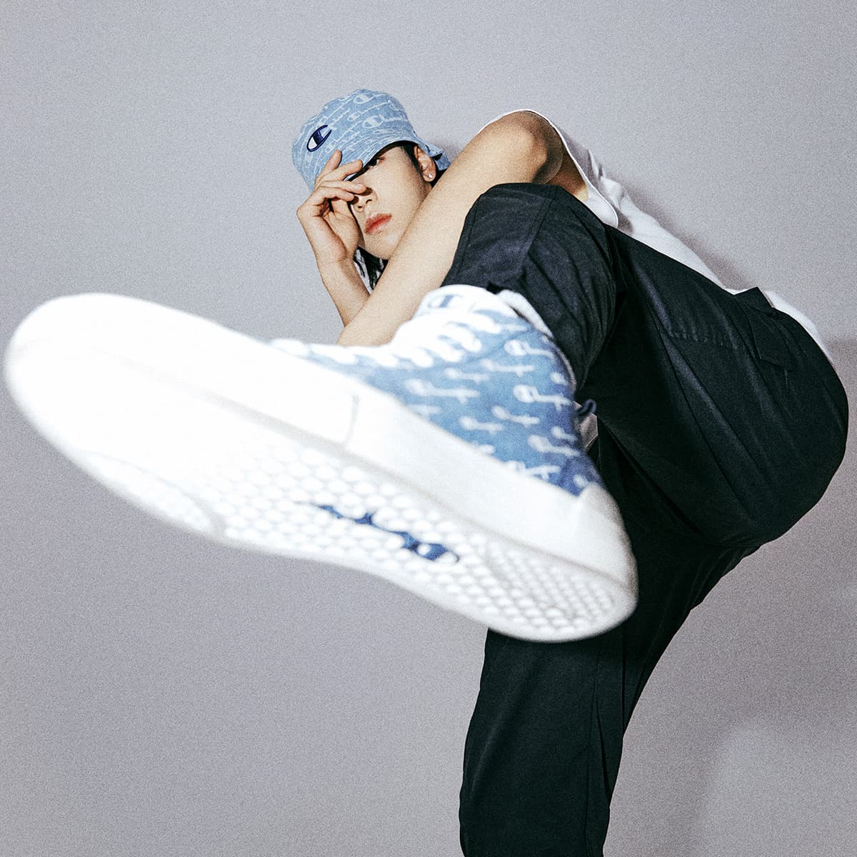 Кеды Champion Campus Mono High Denim Blue - изображение 8