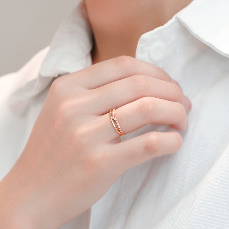 Кольцо FR18K 18K - изображение 4